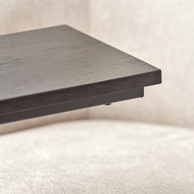 Brondesbury Black Ash Veneer Supper Side Table