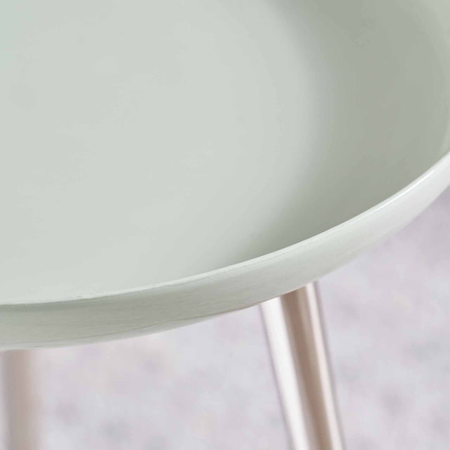 Celene Sage Enamel Side Table