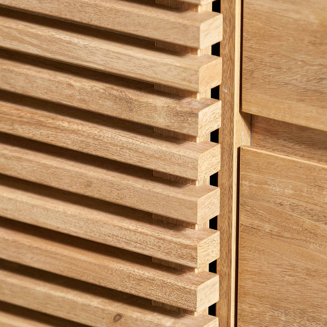 Bergen Natural Eucalyptus Wood Sideboard