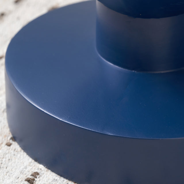 Nico Blue Fibrestone Side Table