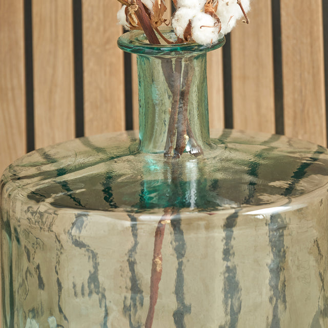 Antonio Clear Recycled Glass Vase