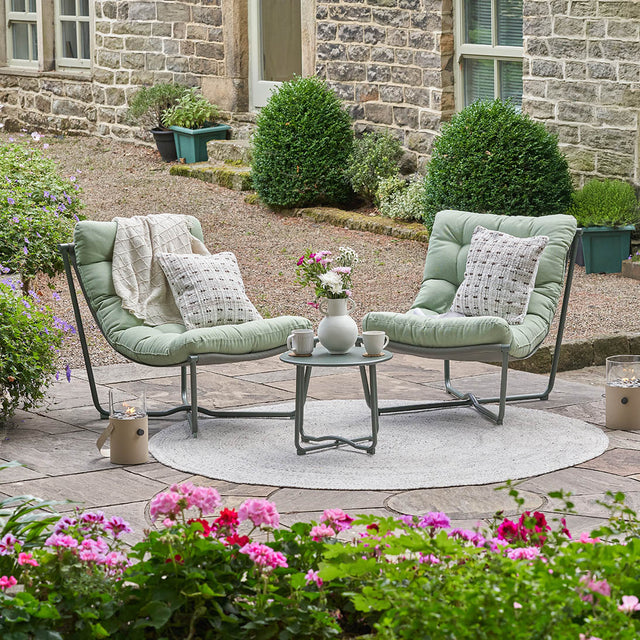 Cavallino Moss Green Outdoor Lounging Set