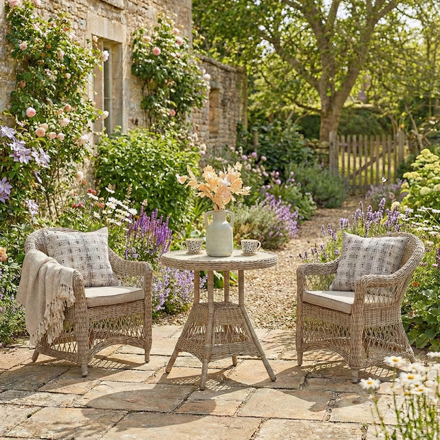 Palmi Woven Outdoor Bistro Set
