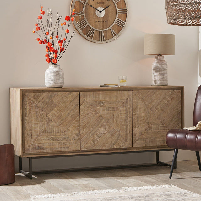 Renzo Acacia Wood Sideboard