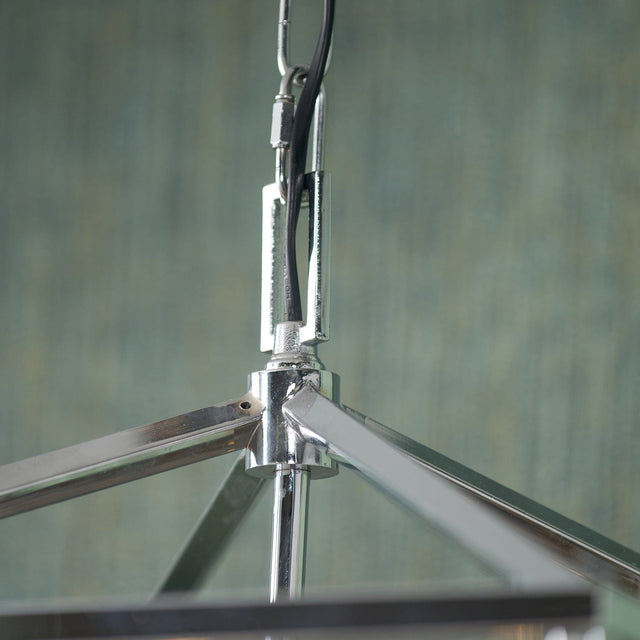 Ruma Nickel 4 Light Cube Pendant | Lighting | Rūma