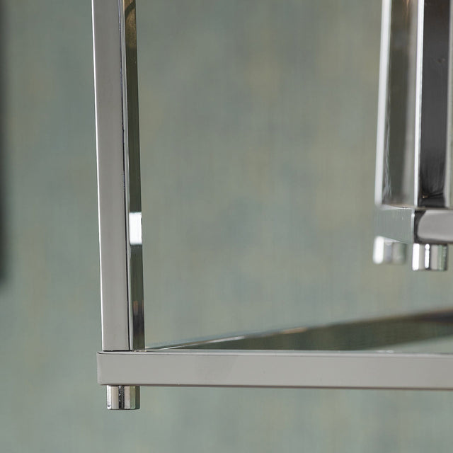 Ruma Nickel 4 Light Cube Pendant | Lighting | Rūma