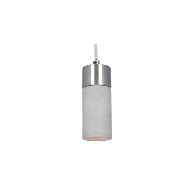 Ruma Concrete and Brushed Chrome Ceiling Fitting | Lighting | Ruma