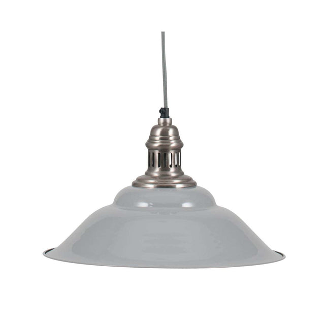 Florian Grey & Silver Pendant Light