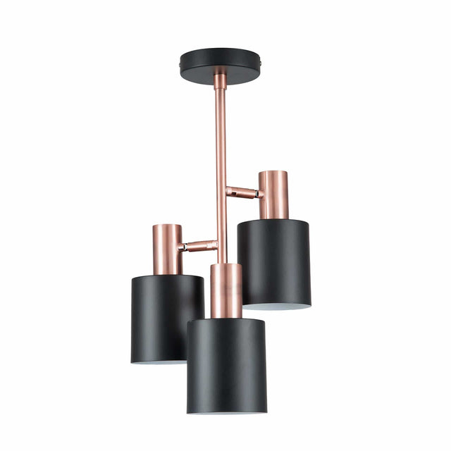 Ruma Black 3 Light Pendant | Home Lighting | Rūma