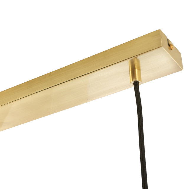 Ruma 3 White Glass Orb and Gold Pendant | Lighting | Rūma