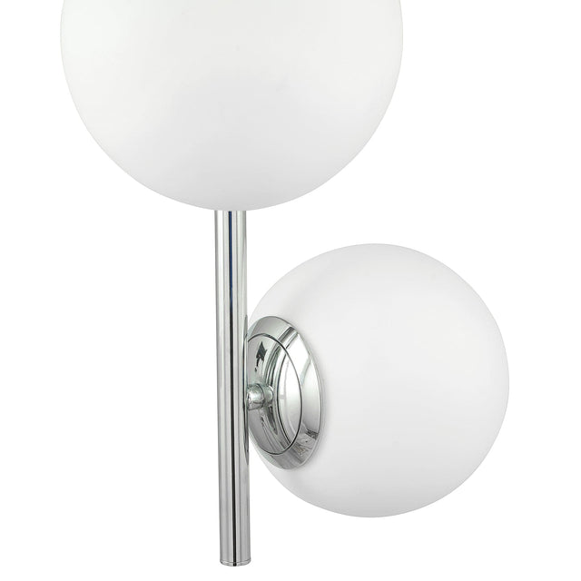 Ruma White Orb And Silver Metal Pendant | Lighting | Rūma