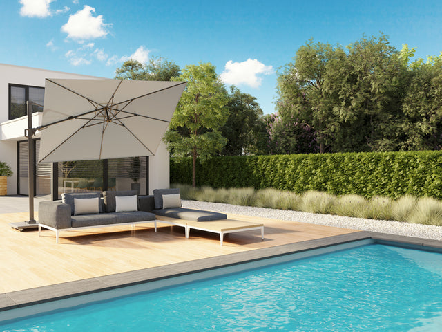 Spruce Up Your Garden With Stunning Platinum Parasols