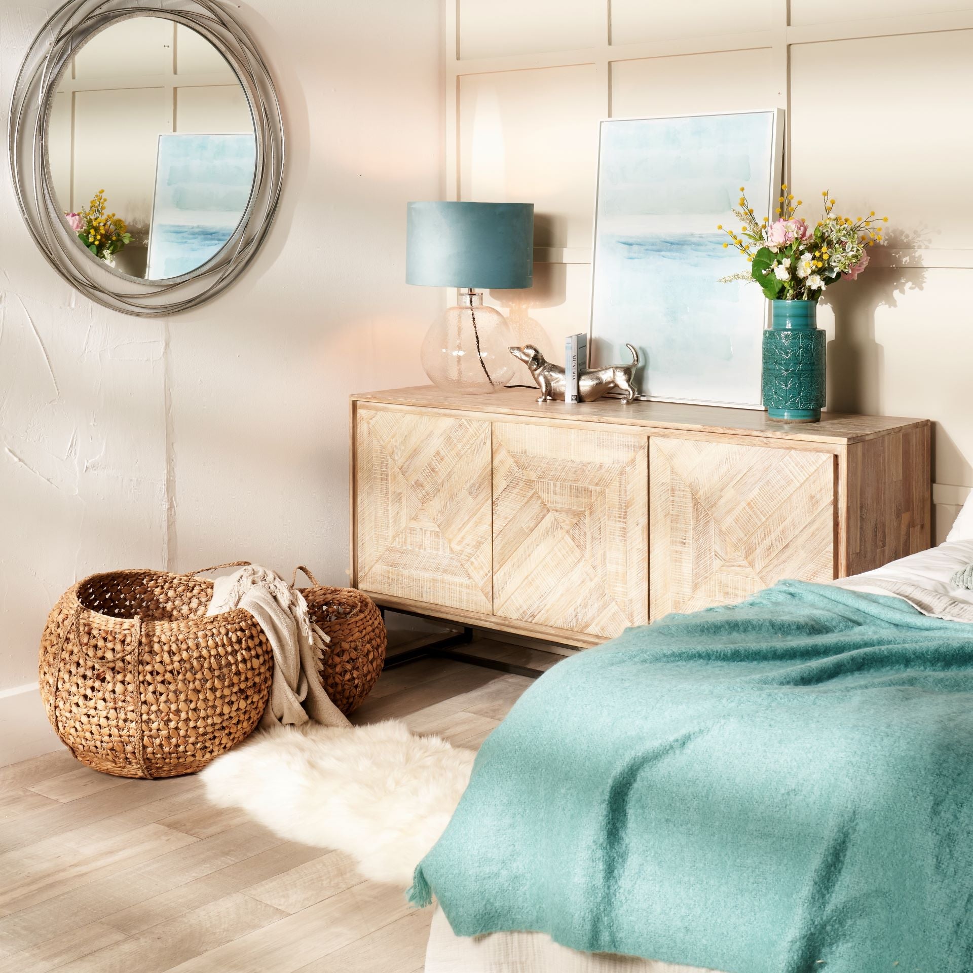 Blue Coastal Bedroom