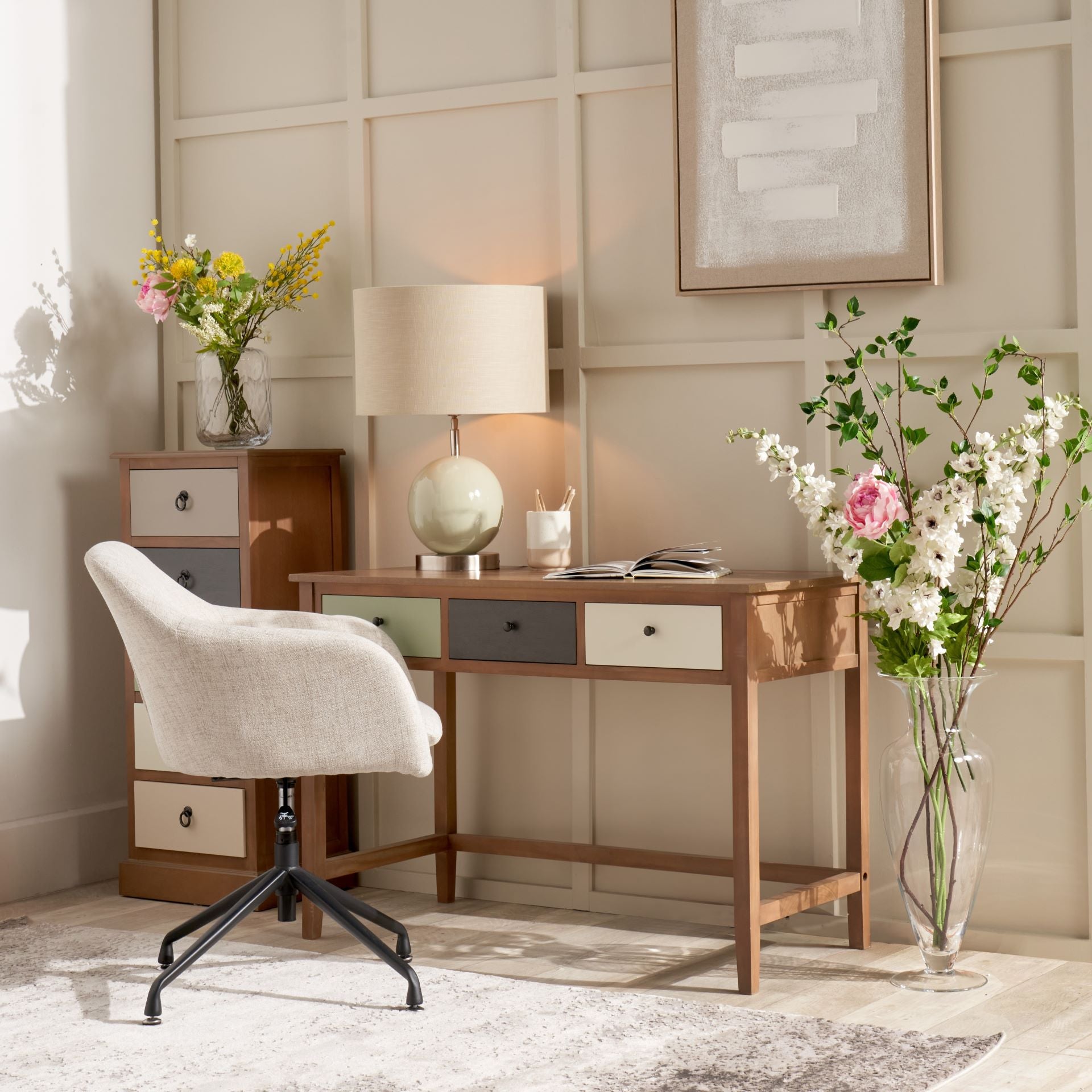 Floral Home Office