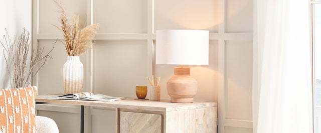 White Lampshades