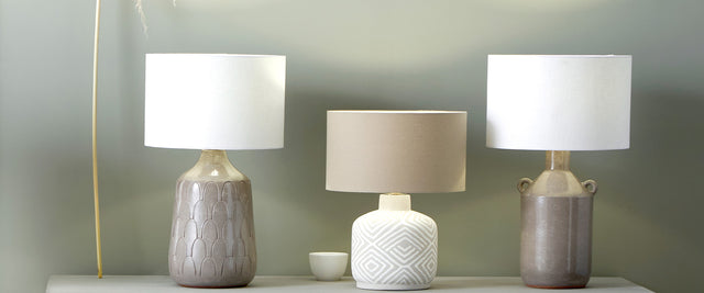 White Lampshades