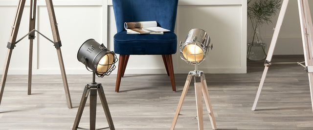 Silver Table Lamps
