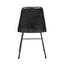 Abriana Ash Black Leather Dining Chair