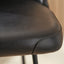 Abriana Ash Black Leather Dining Chair