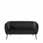 Andrea Black Velvet Sofa