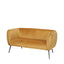 Andrea Gold Velvet Sofa