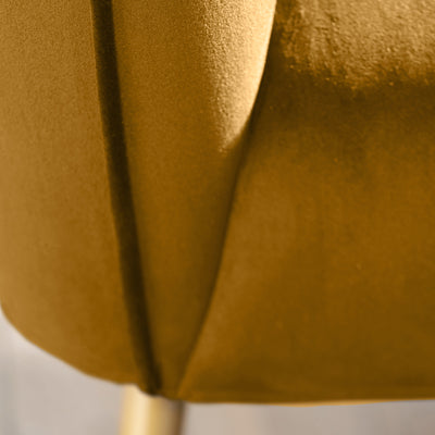 Andrea Gold Velvet Sofa