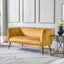 Andrea Gold Velvet Sofa