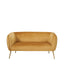 Andrea Gold Velvet Sofa