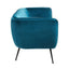 Andrea Blue Velvet Sofa