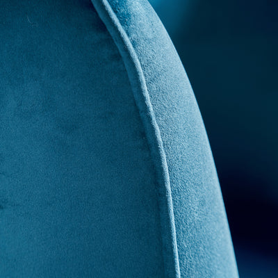 Andrea Blue Velvet Sofa