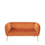 Andrea Tobacco Velvet Sofa