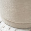 Olbia Taupe Teddy Pouffe