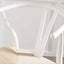 Quinne White and Natural Dining Chair