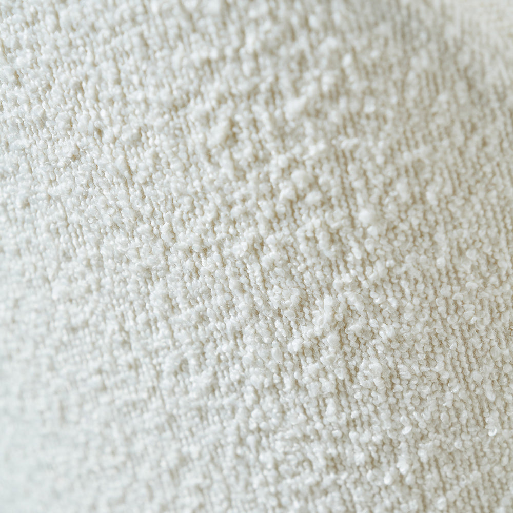 Lea White Boucle Dining Chair