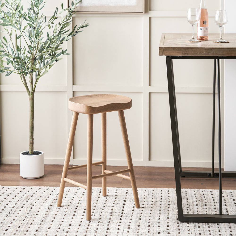 Lovissa Wood Bar Stool