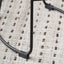 Lovissa Wood and Black Frame Bar Stool