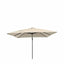 Platinum Glow Challenger 3m Square Champagne Parasol