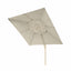 Platinum Glow Challenger Champagne and Sandstone 3m Square Parasol