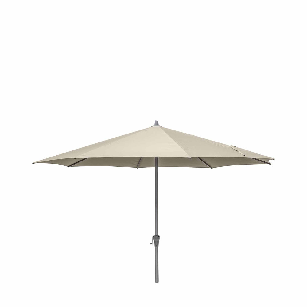 champagne patio umbrella Platinum Riva Champagne 3.5m Round Parasol
