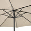 Platinum Riva 3.5m Round Champagne Parasol