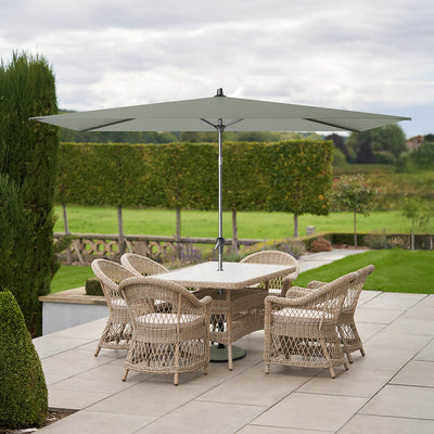 Platinum Riva Olive 3m x 2m Rectangular Parasol