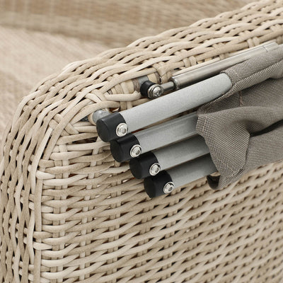 Nikki Sandy Beige Outdoor Day Bed
