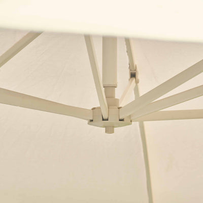 Platinum Challenger Champagne and Sandstone 3m Square Parasol