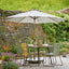 Platinum Glow Defender 3m Round Light Grey Parasol