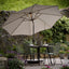 Platinum Glow Defender 3m Round Light Grey Parasol