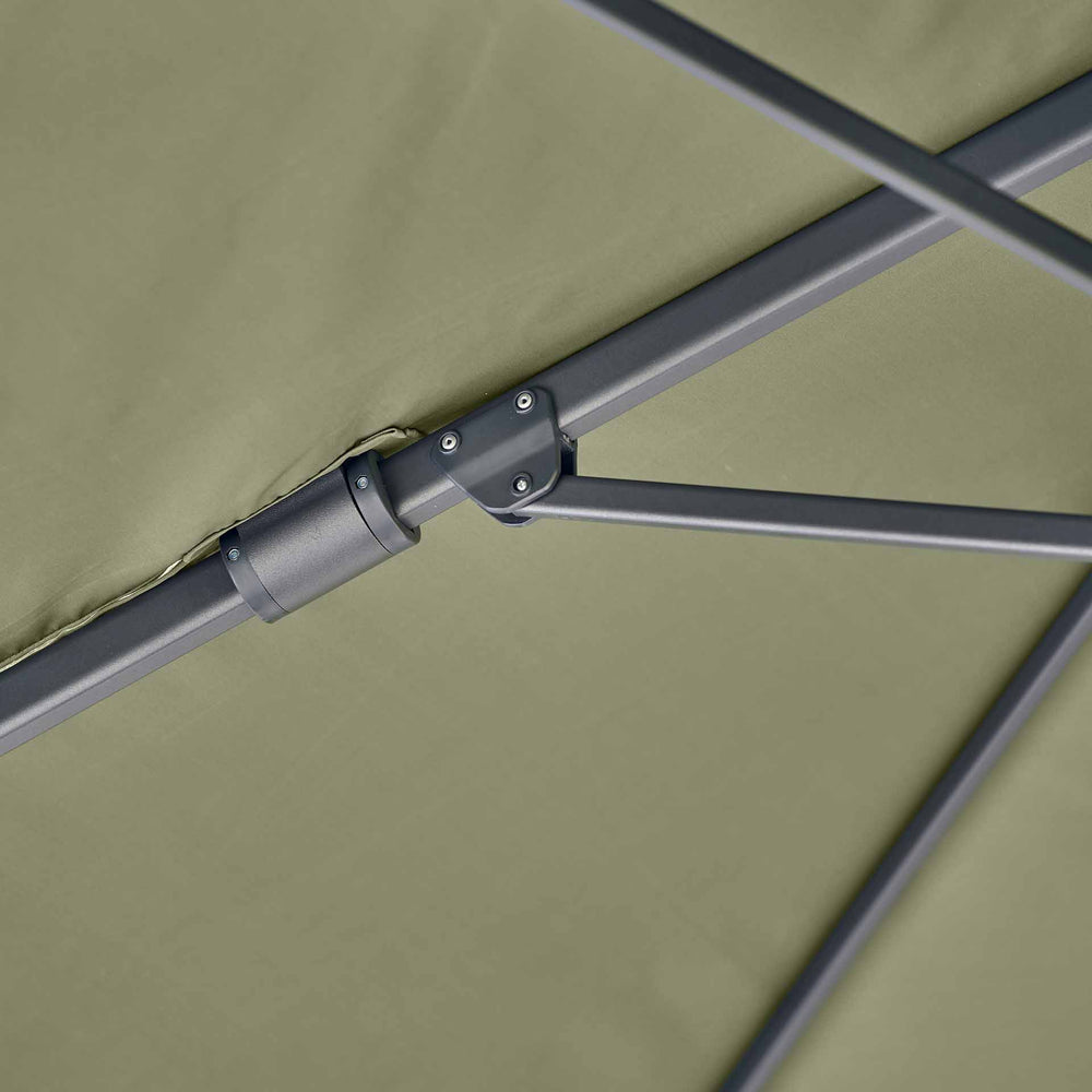 Platinum Challenger Premium Lush Green 3m Square Parasol