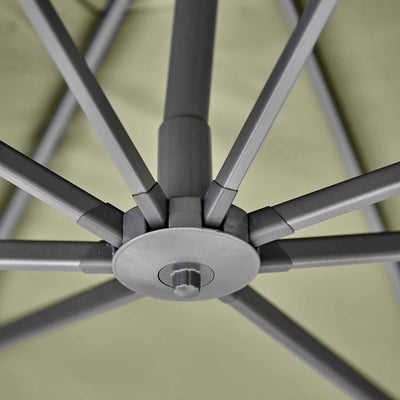 Platinum Challenger Premium Lush Green 3m Square Parasol