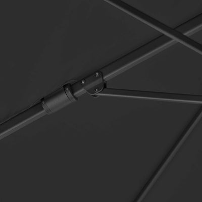 Platinum Challenger Premium Faded Black 3.5 x 2.6m Rectangular Parasol