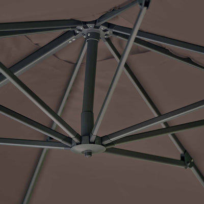Platinum Challenger Premium Havana Taupe 3.5 x 2.6m Rectangular Parasol