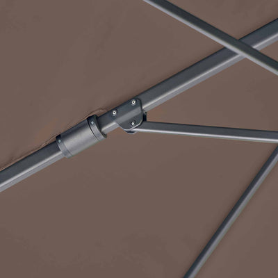 Platinum Challenger Premium Havana Taupe 3.5 x 2.6m Rectangular Parasol